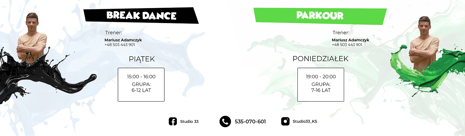 Grafic zajęć - Partyzantów 27, 05-123